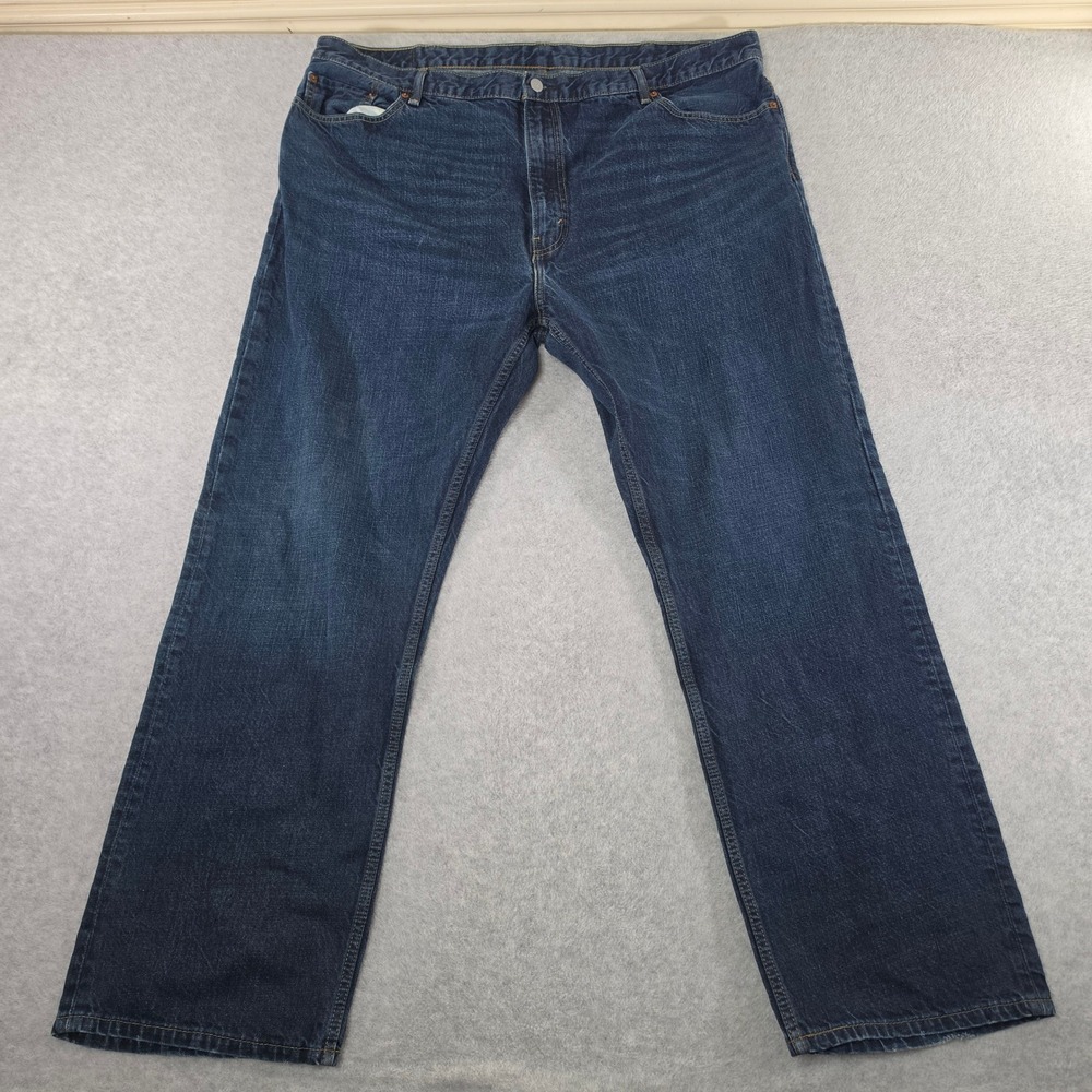 Levis 541 Athletic Taper Jeans Mens 46x34 Dark Wash Denim Blue S40196